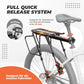 Porte-bagages de vélo réglable avec système de fixation rapide et réflecteur, ROCKBROS