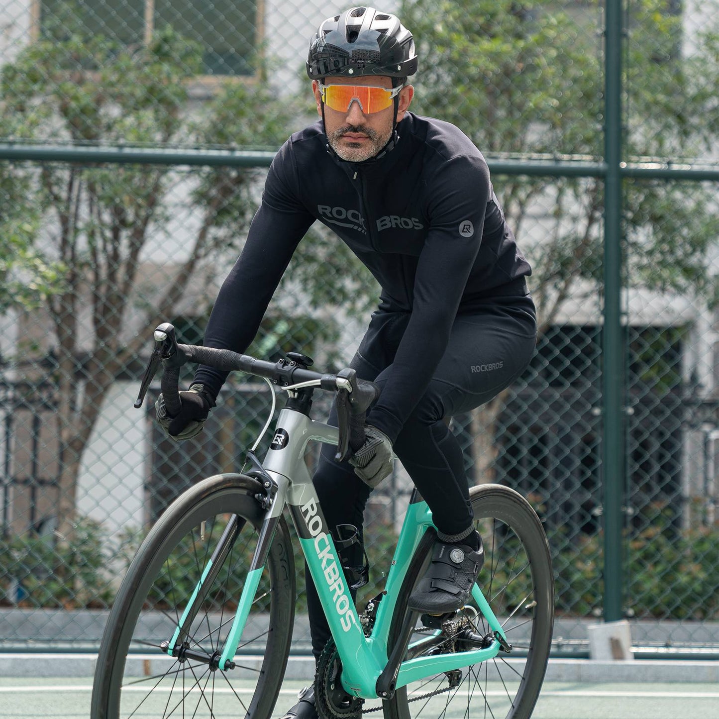 Veste de cyclisme d'hiver, vêtement de cyclisme coupe-vent, style sportif, ROCKBROS