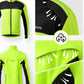 Veste et pantalon de cyclisme d'hiver vert vif ROCKBROS
