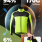 Veste et pantalon de cyclisme d'hiver vert vif ROCKBROS