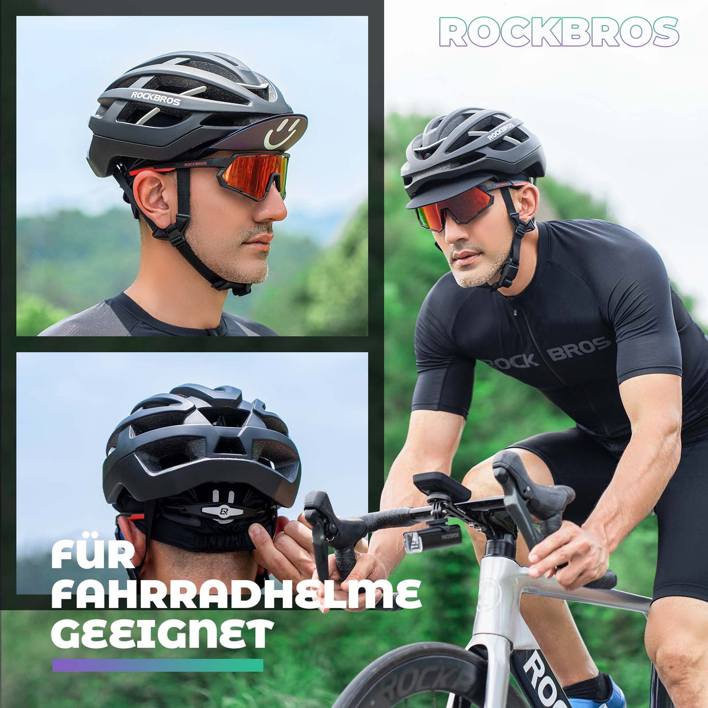 Casquette de cyclisme d'été, anti-transpirante, légère, unisexe, ROCKBROS