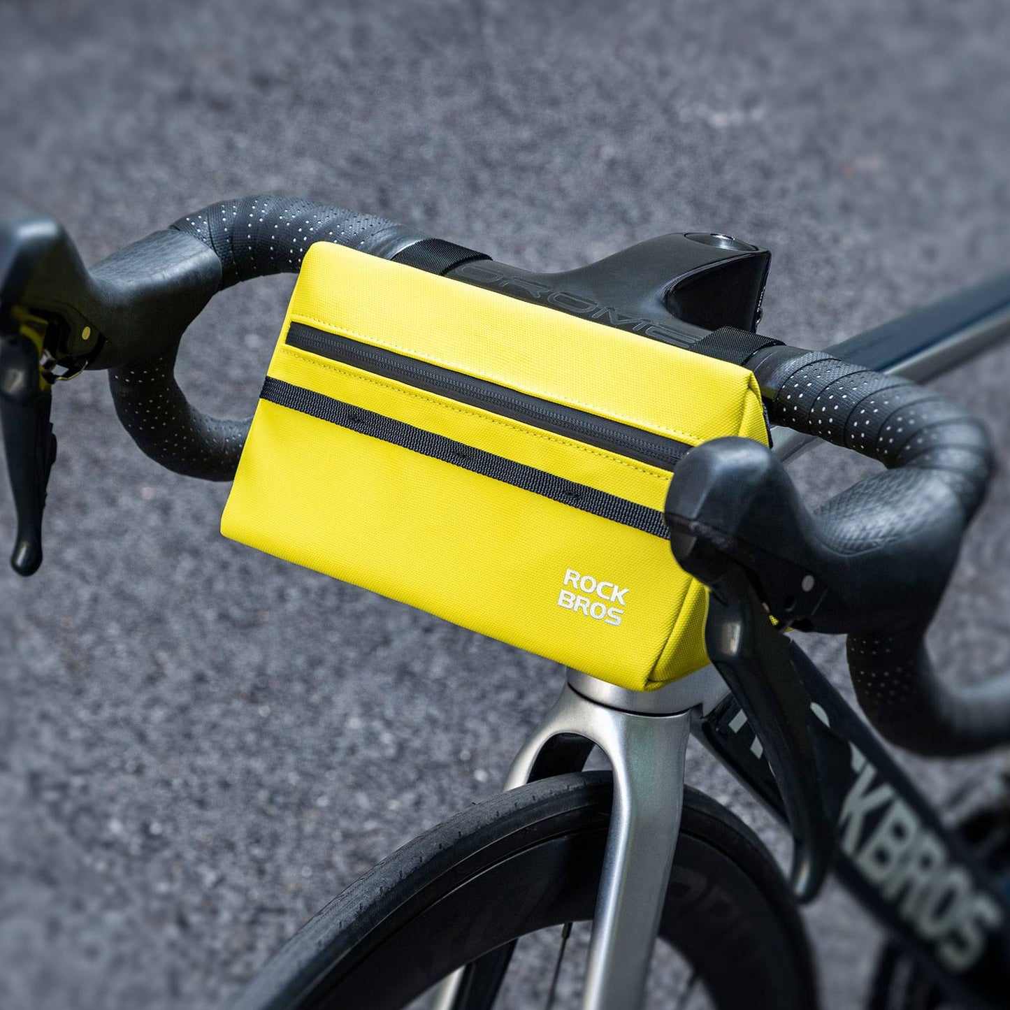 Sacoche de guidon pour vélo, panier de vélo, 6 couleurs, env. 1,3 L, ROCKBROS