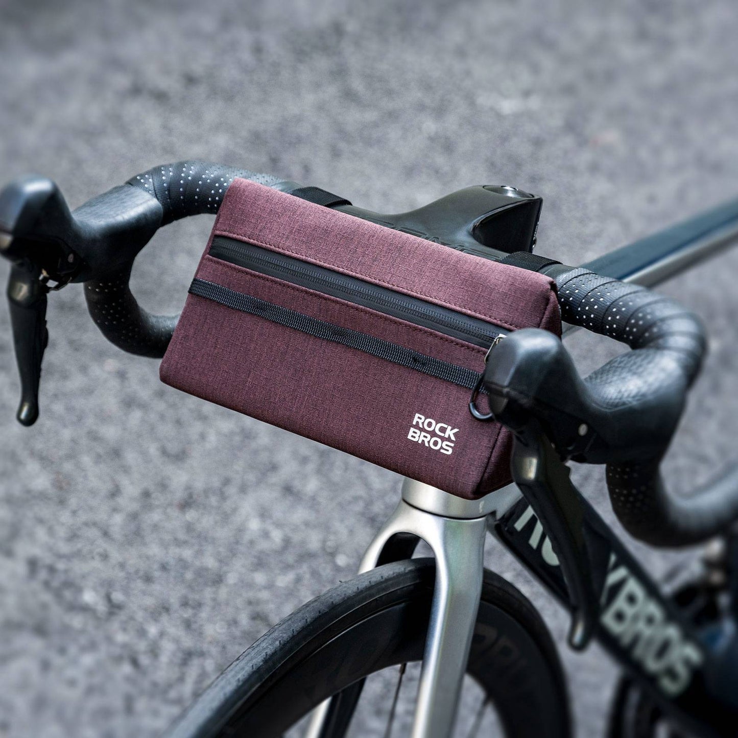Sacoche de guidon pour vélo, panier de vélo, 6 couleurs, env. 1,3 L, ROCKBROS