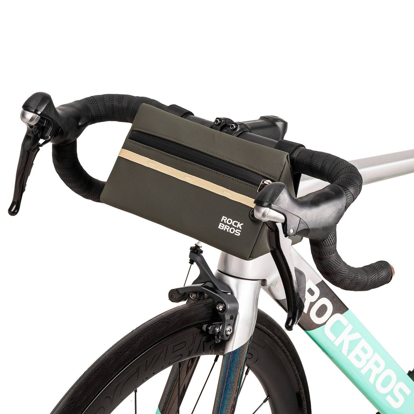 Sacoche de guidon pour vélo, panier de vélo, 6 couleurs, env. 1,3 L, ROCKBROS
