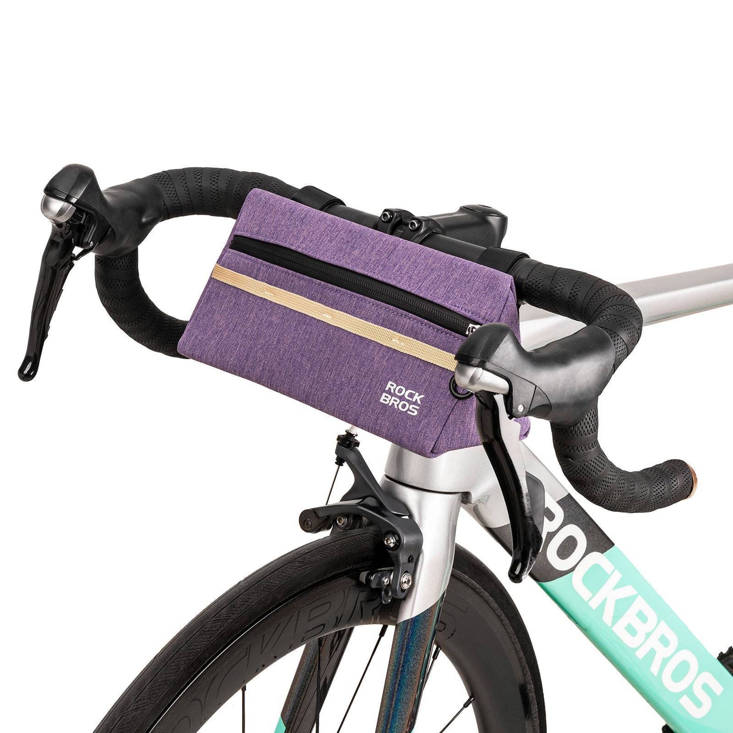 Sacoche de guidon pour vélo, panier de vélo, 6 couleurs, env. 1,3 L, ROCKBROS