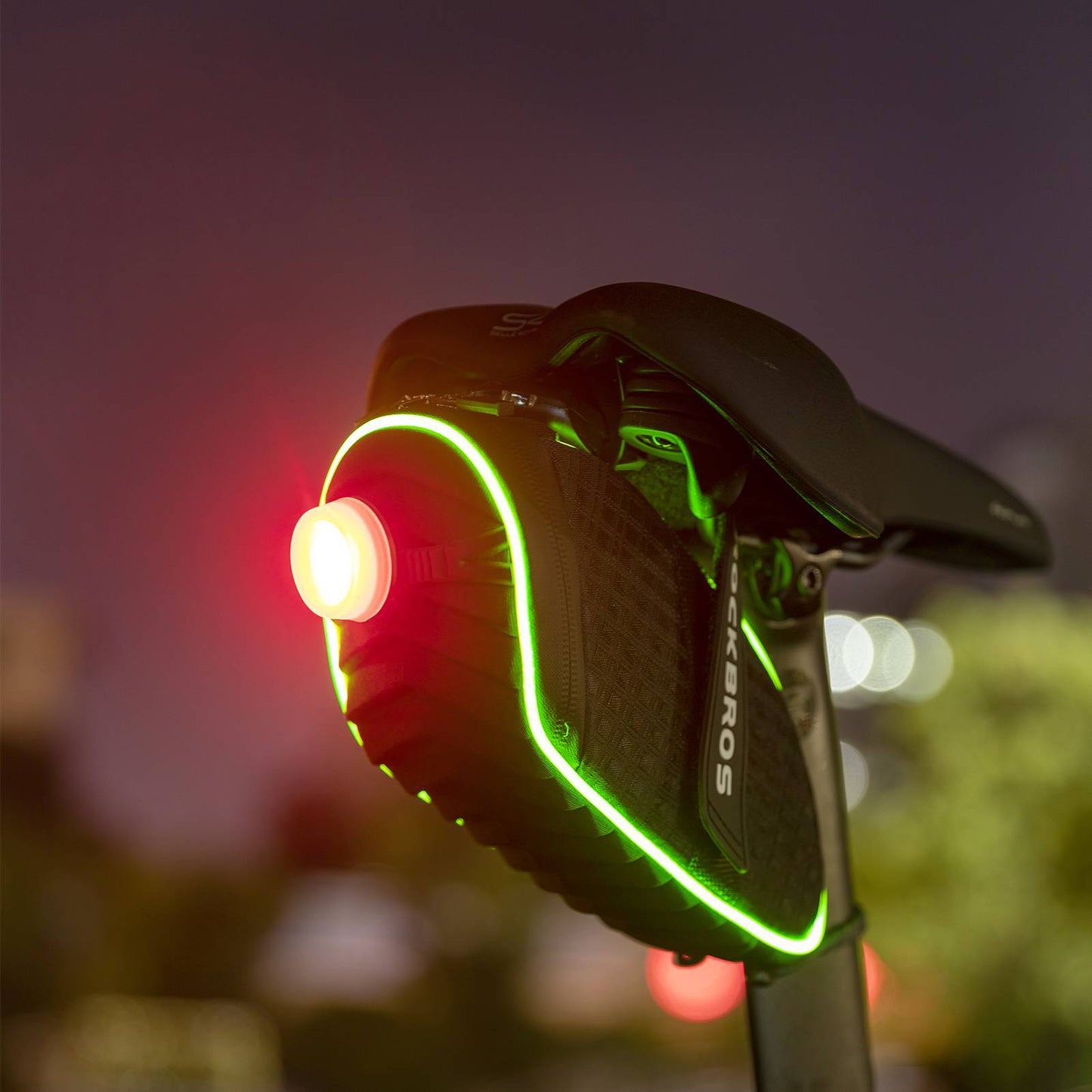 Sacoche de selle de vélo avec bande réfléchissante 1L ROCKBROS