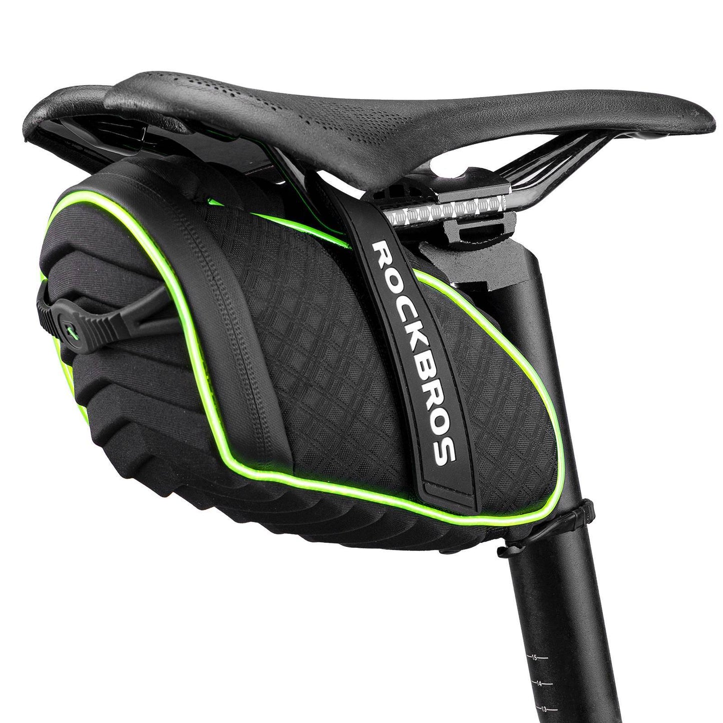 Sacoche de selle de vélo avec bande réfléchissante 1L ROCKBROS