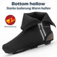 Surchaussures de cyclisme d'hiver, chaudes et imperméables, noires, ROCKBROS