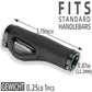 Poignées de vélo en cuir pour guidon de 22,2 mm de diamètre, ROCKBROS