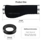 Poignées de vélo en cuir pour guidon de 22,2 mm de diamètre, ROCKBROS