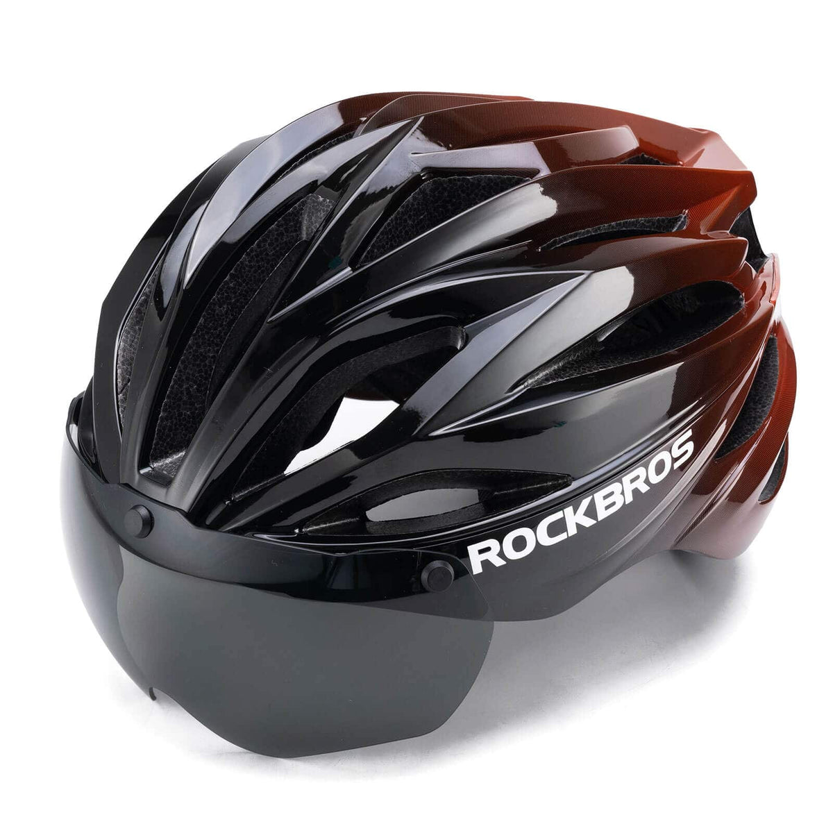 Casque de vélo ROCKBROS Casque MTB Magnétique Amovible avec Visière
