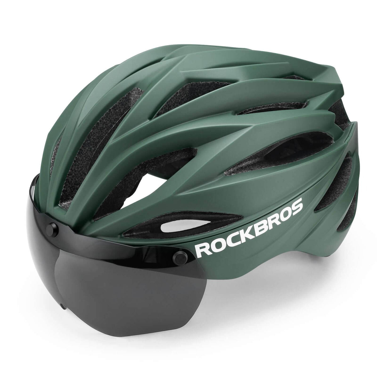 Casque de vélo ROCKBROS Casque MTB Magnétique Amovible avec Visière