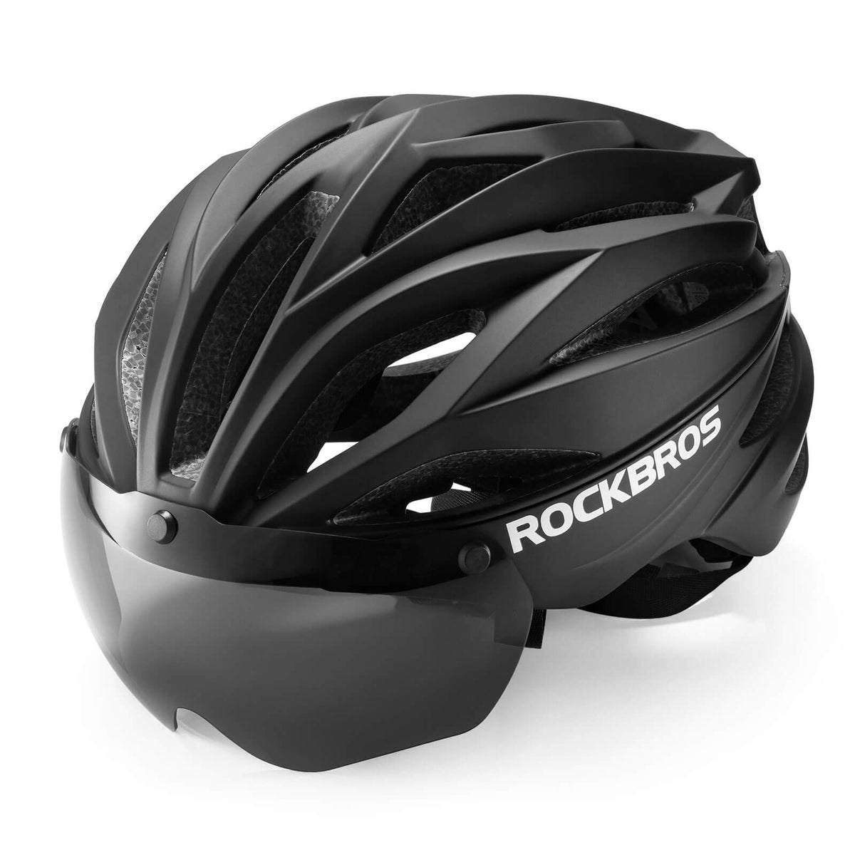 Casque de vélo ROCKBROS Casque MTB Magnétique Amovible avec Visière