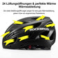 Casque de vélo ROCKBROS avec lunettes magnétiques amovibles intégrées & visière