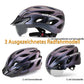 Casque de vélo ROCKBROS avec lunettes magnétiques amovibles intégrées & visière