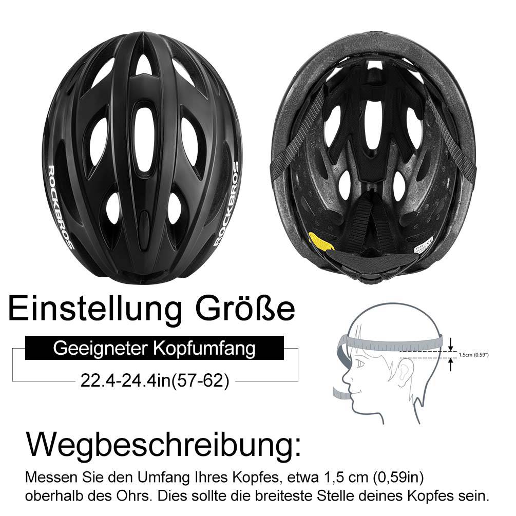 Casque de vélo ROCKBROS avec lunettes magnétiques amovibles intégrées & visière