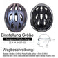 Casque de vélo ROCKBROS avec lunettes magnétiques amovibles intégrées & visière