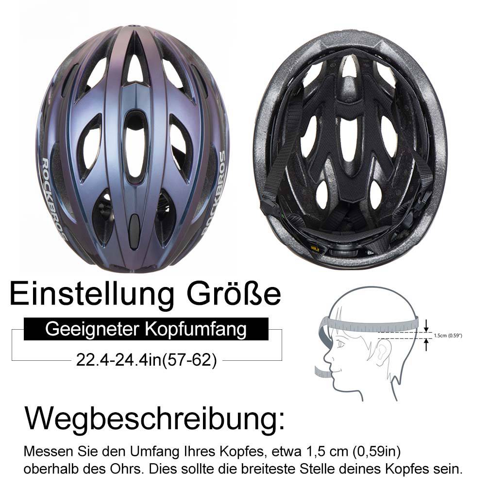 Casque de vélo ROCKBROS avec lunettes magnétiques amovibles intégrées & visière