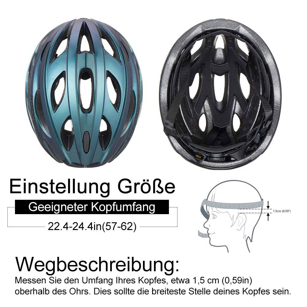 Casque de vélo ROCKBROS avec lunettes magnétiques amovibles intégrées & visière