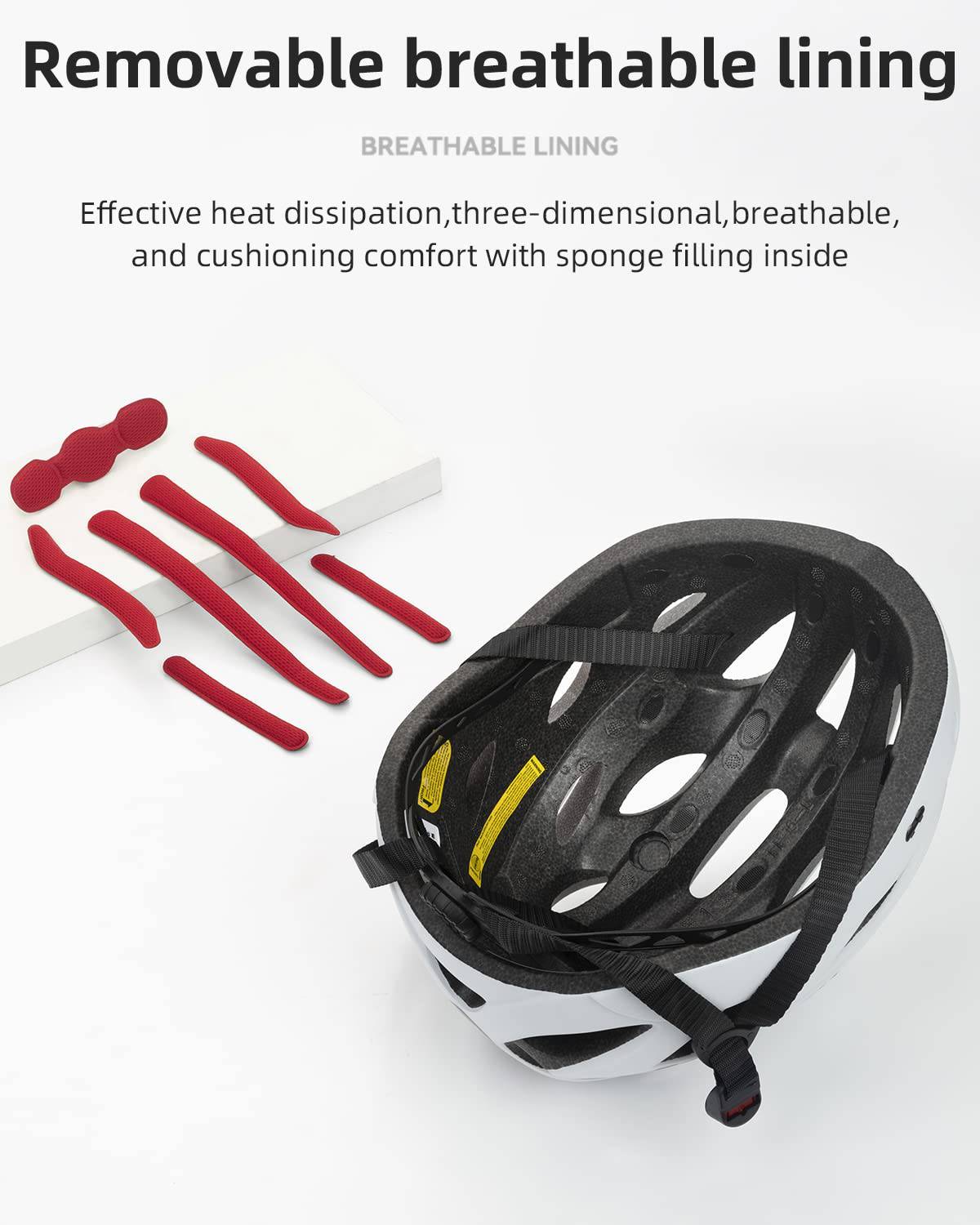 Casque de vélo ROCKBROS avec lunettes magnétiques amovibles intégrées & visière