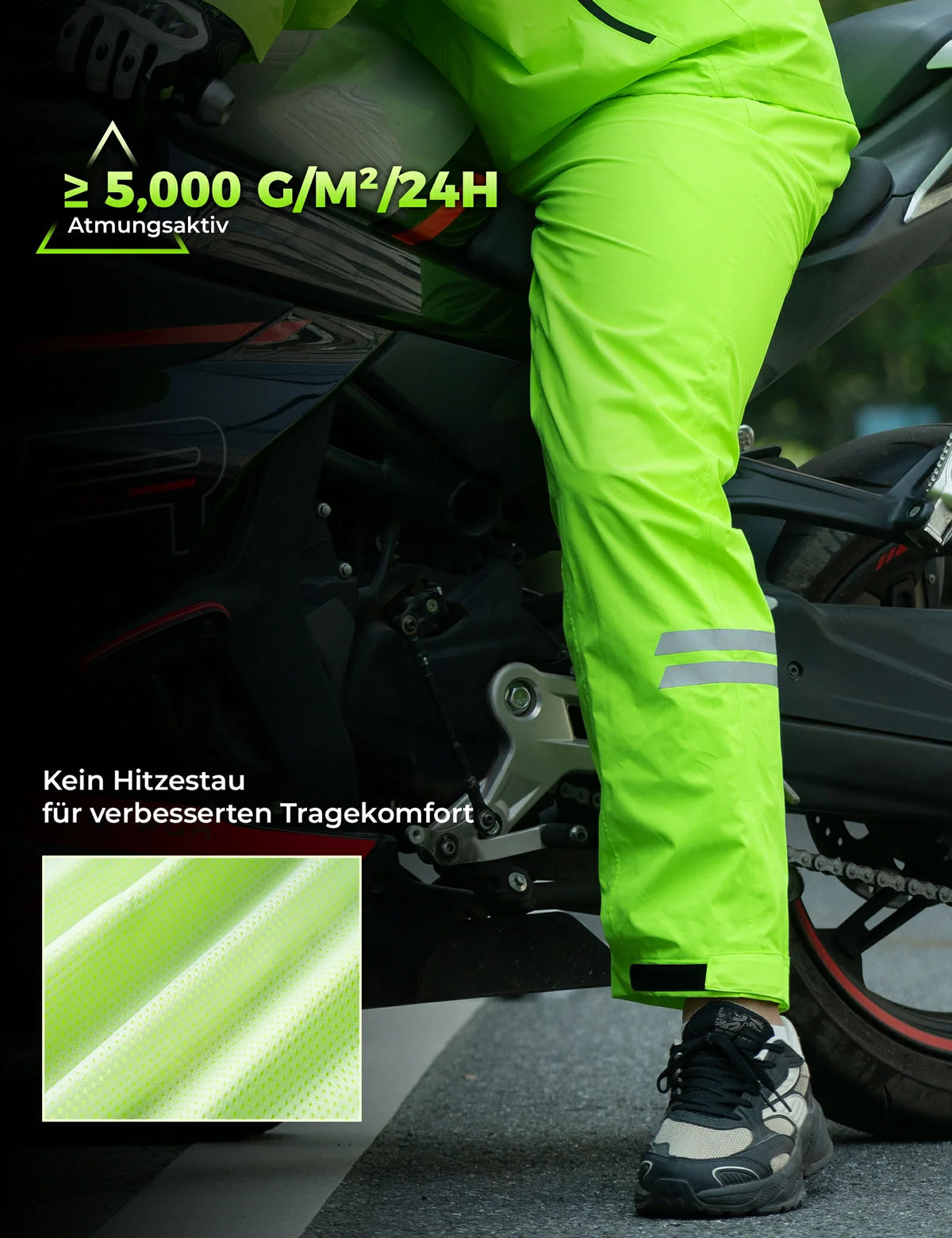 ROCKBROS Pantalon de cyclisme homme long imperméable