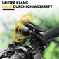 ROCKBROS Sonnette de Vélo Forte Sonnette Rétro pour VTT Vélo de Route Quatre Couleurs