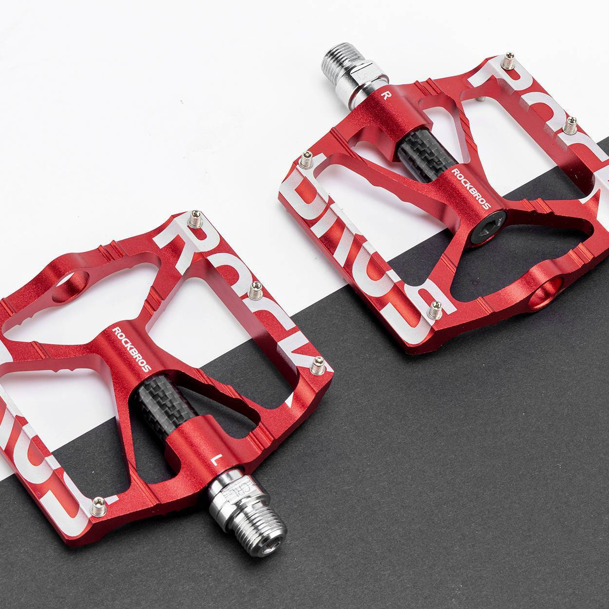 Pédales de vélo VTT en aluminium de 9/16 pouce avec roulements étanches ROCKBROS