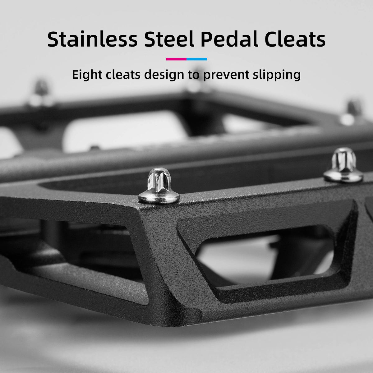 ROCKBROS Pédales de vélo Alu 2 en 1 Pédales SPD pour VTT vélo de route vélo de ville