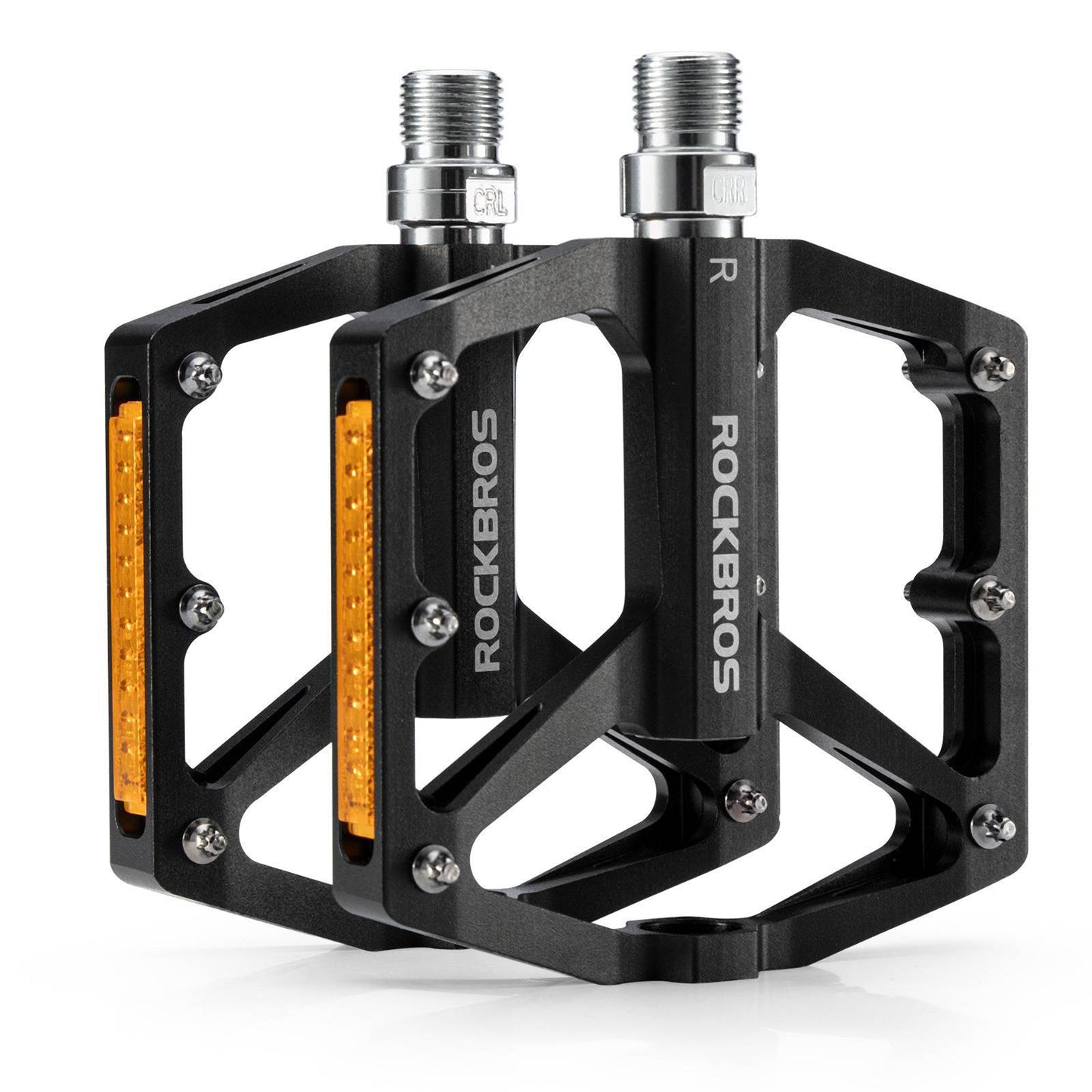 Pédales de vélo avec réflecteurs, en alliage d'aluminium, 9/16 pouce, ROCKBROS