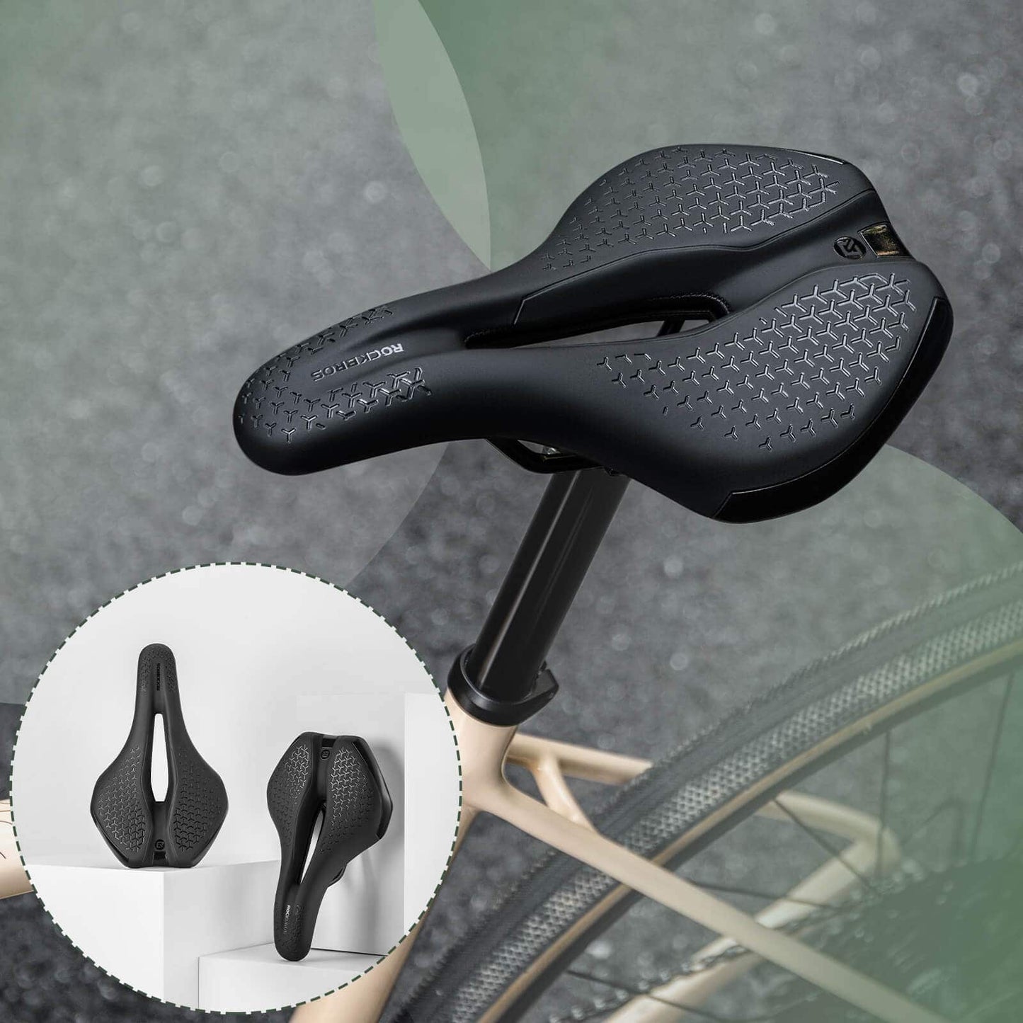 Selle de vélo ergonomique creuse et confortable, antidérapante, ROCKBROS