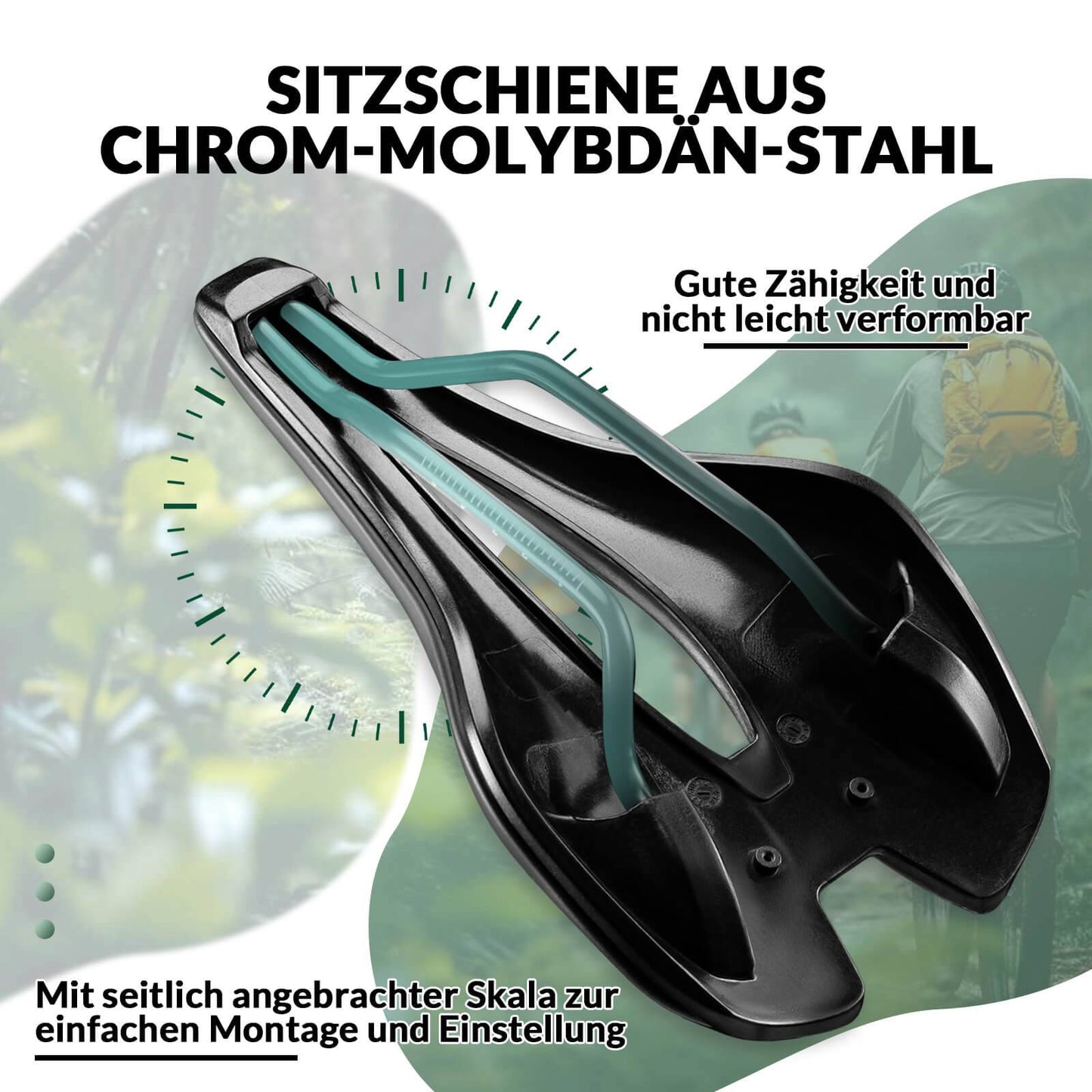Selle de vélo ergonomique et respirante, 14,5 x 25 cm, ROCKBROS