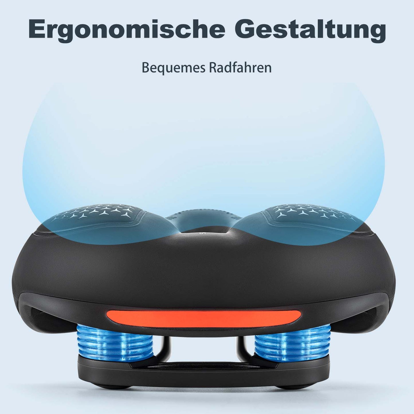 Selle de vélo en mousse à mémoire de forme respirante et gel ROCKBROS