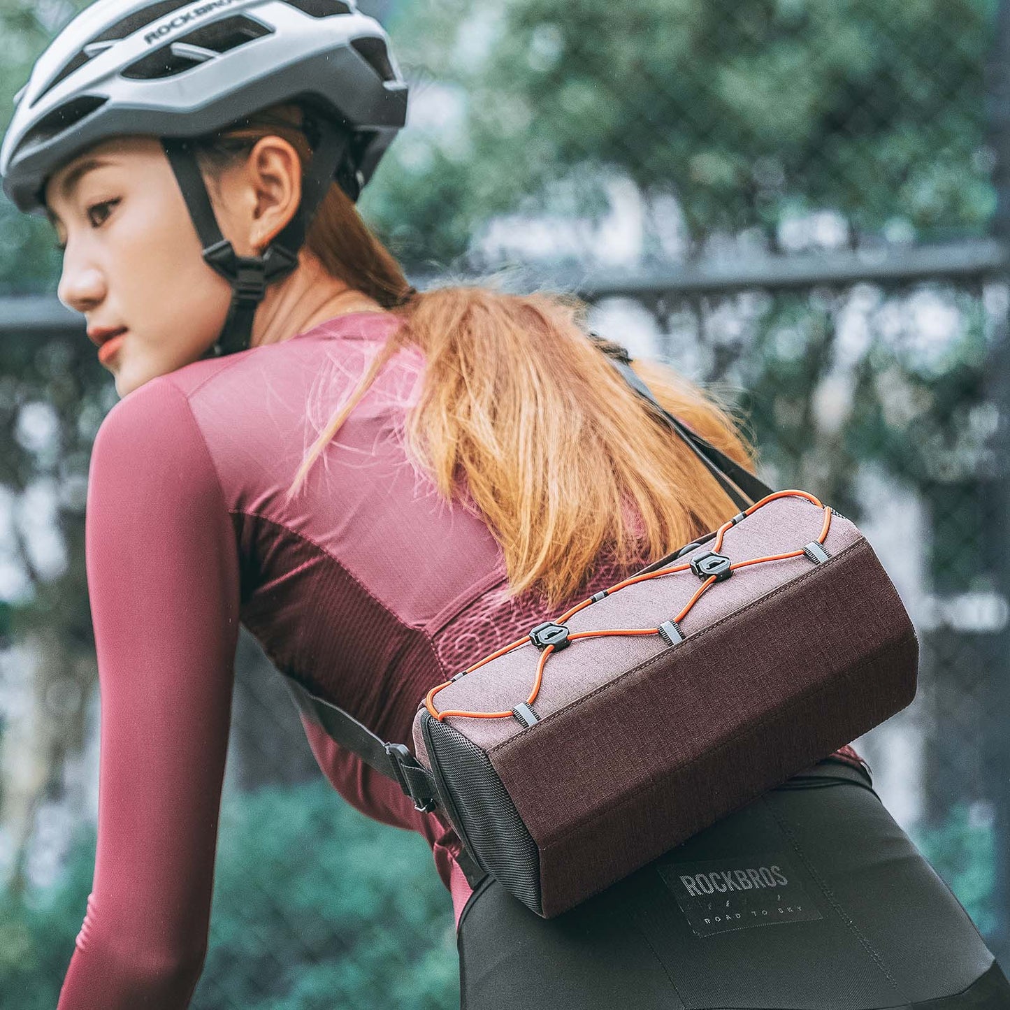 Sacoche de guidon de vélo 2,2 L avec bandoulière, disponible en 6 couleurs, ROCKBROS