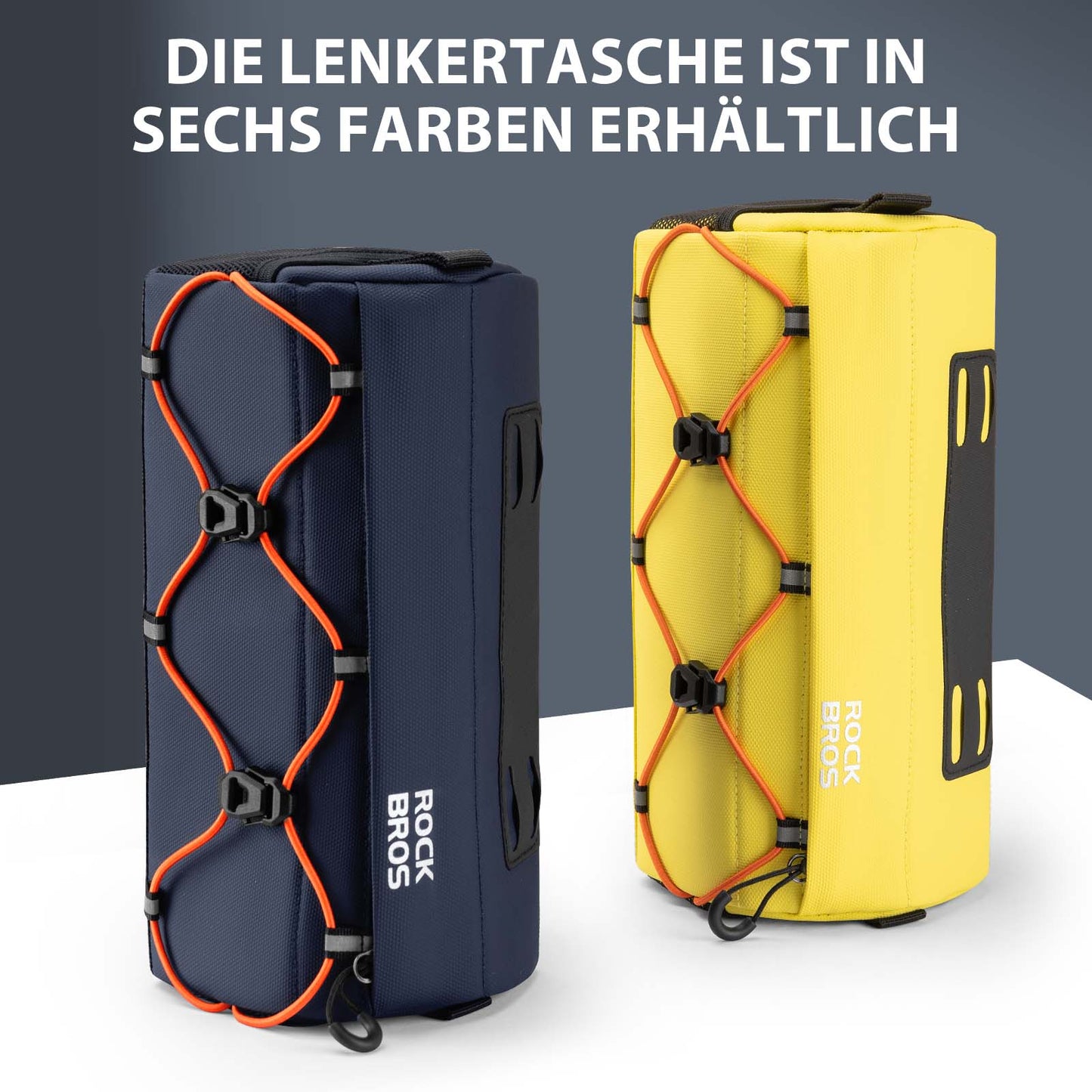 Sacoche de guidon de vélo 2,2 L avec bandoulière, disponible en 6 couleurs, ROCKBROS