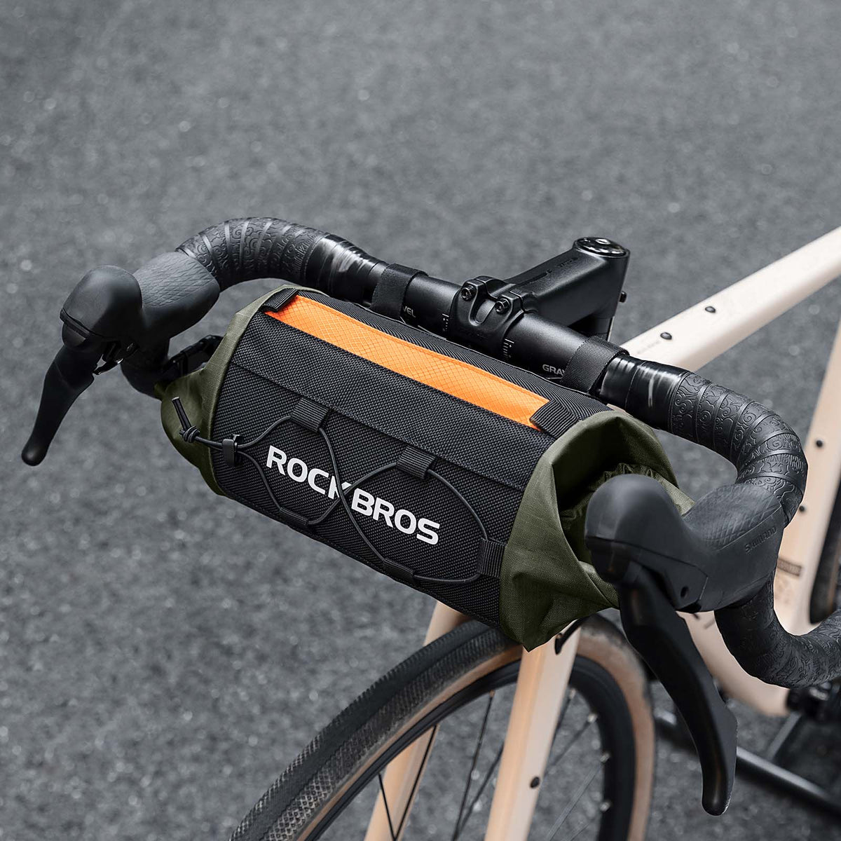 ROCKBROS Sac de vélo Sac de guidon Sac de rangement avec bandoulière