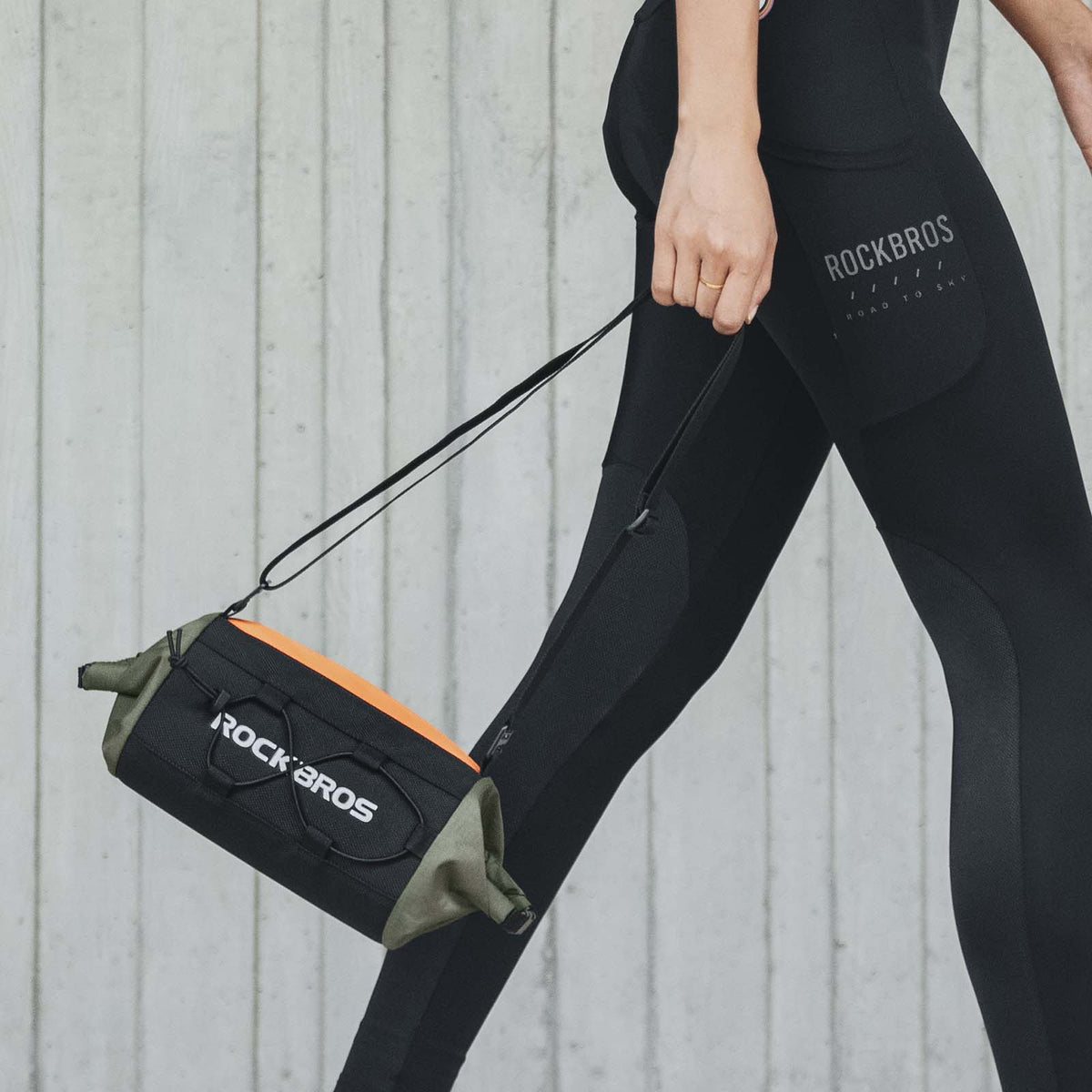 ROCKBROS Sac de vélo Sac de guidon Sac de rangement avec bandoulière