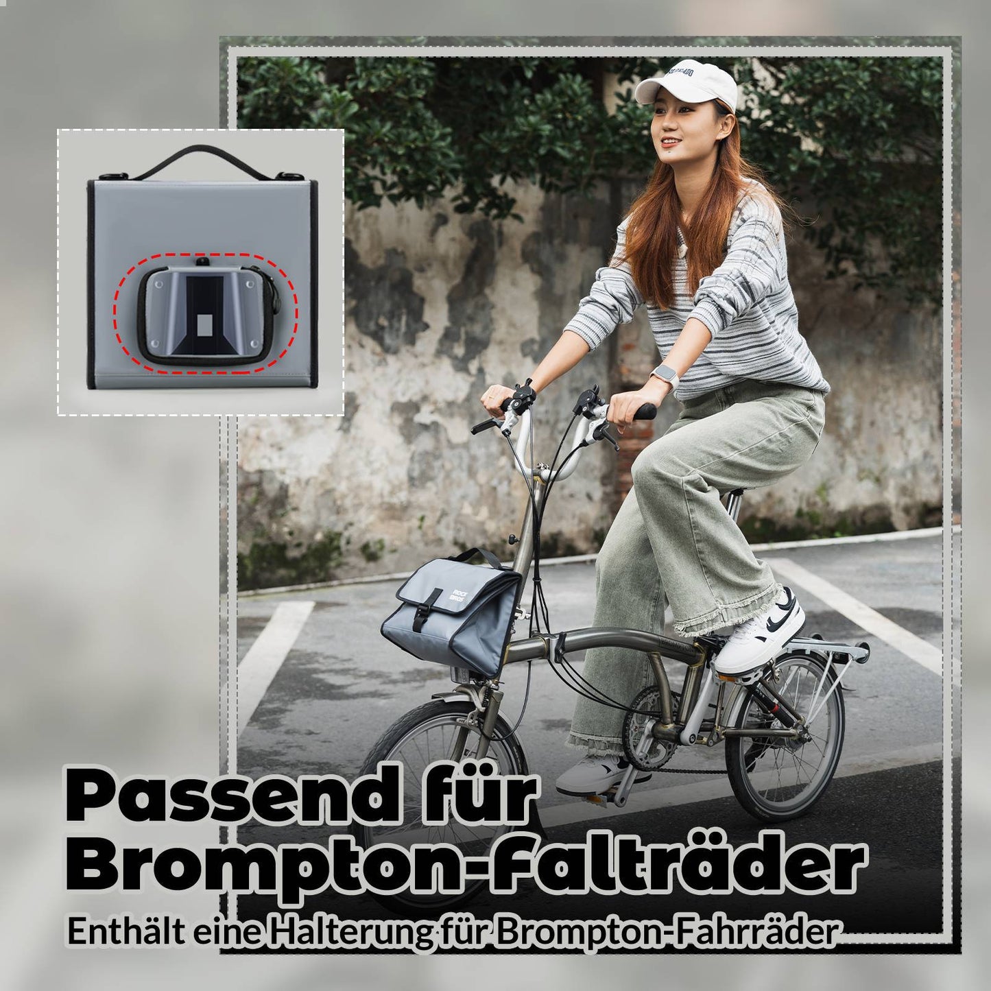 Sacoche de vélo, sacoche de guidon, sacoche avant avec bandoulière, ROCKBROS