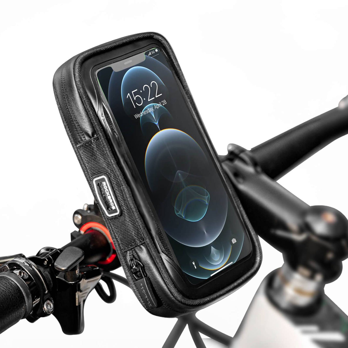 Sacoche de vélo étanche, pochette rotative pour téléphone portable de 4,7 à 6 pouces, ROCKBROS