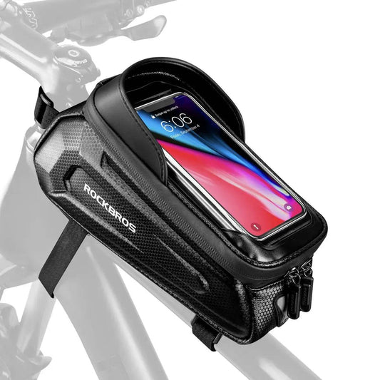 Sacoche de vélo imperméable, étui de téléphone portable avec écran tactile en TPU, ROCKBROS
