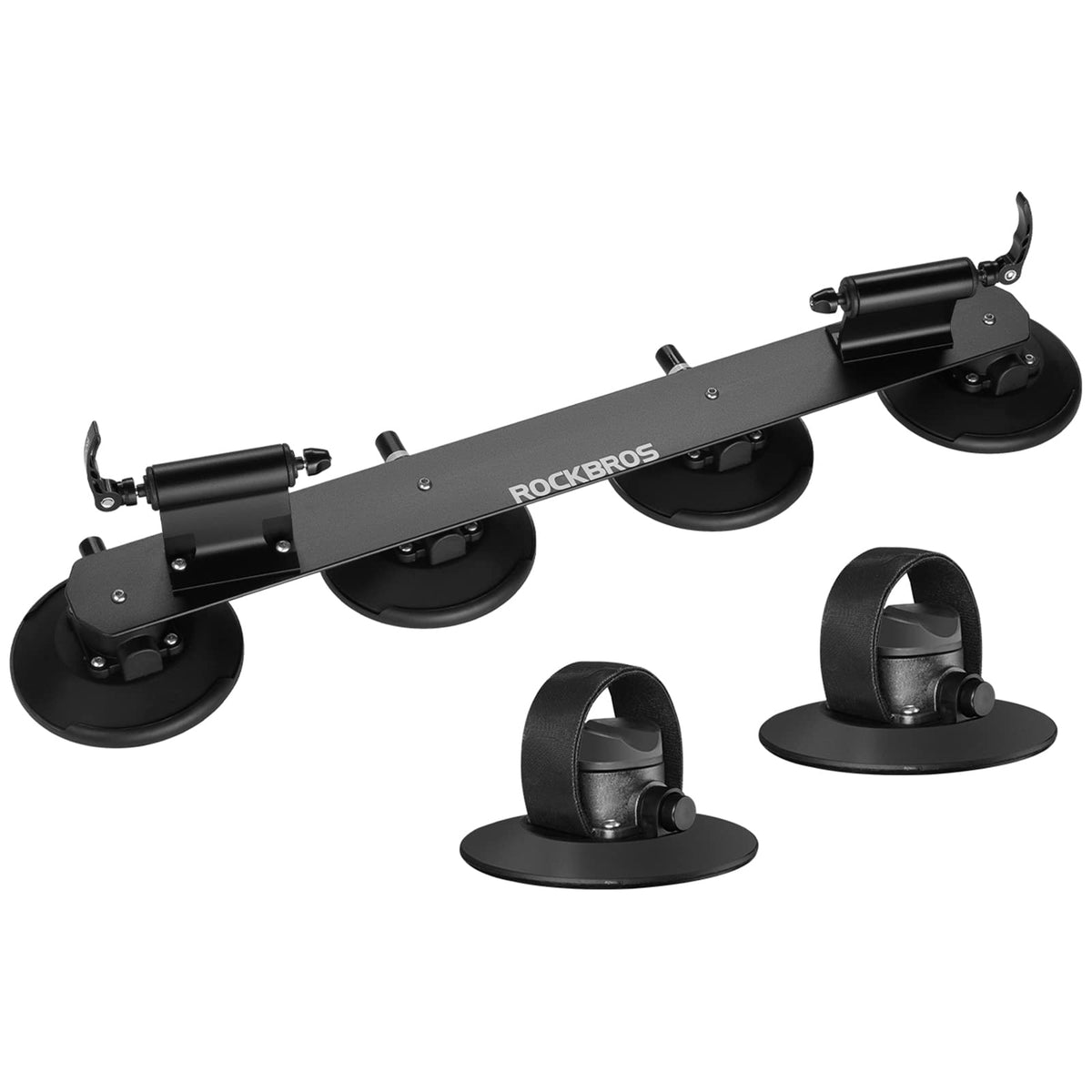 ROCKBROS Porte-vélo de vélo Porte-vélo de toit avec ventouses Montage rapide