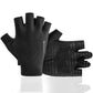 Gants de moto demi-doigts antidérapants à motif gel ROCKBROS