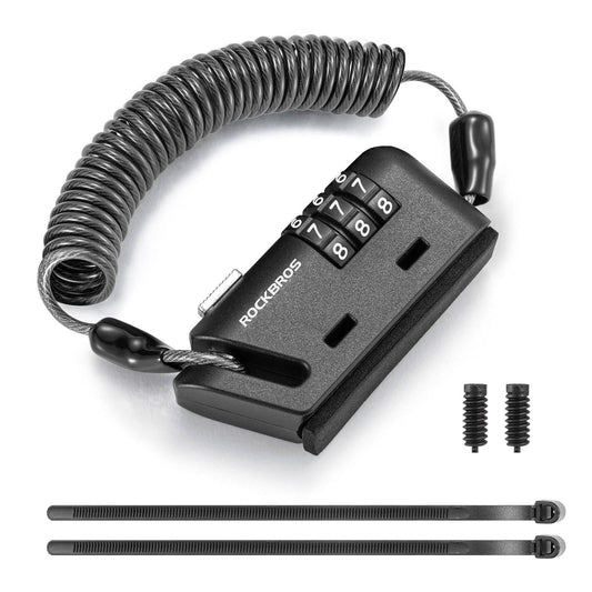 Antivol de casque 150 cm, cadenas à combinaison 3 chiffres ROCKBROS