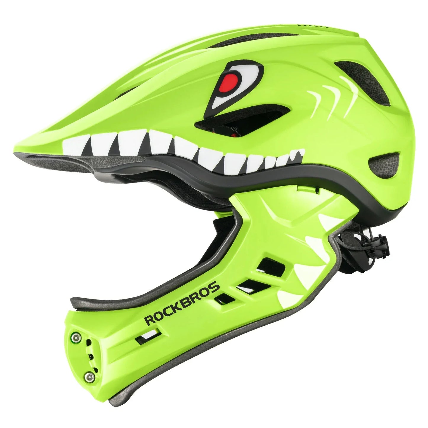 Casque intégral pour enfants à motif dessin animé avec mentonnière amovible ROCKBROS