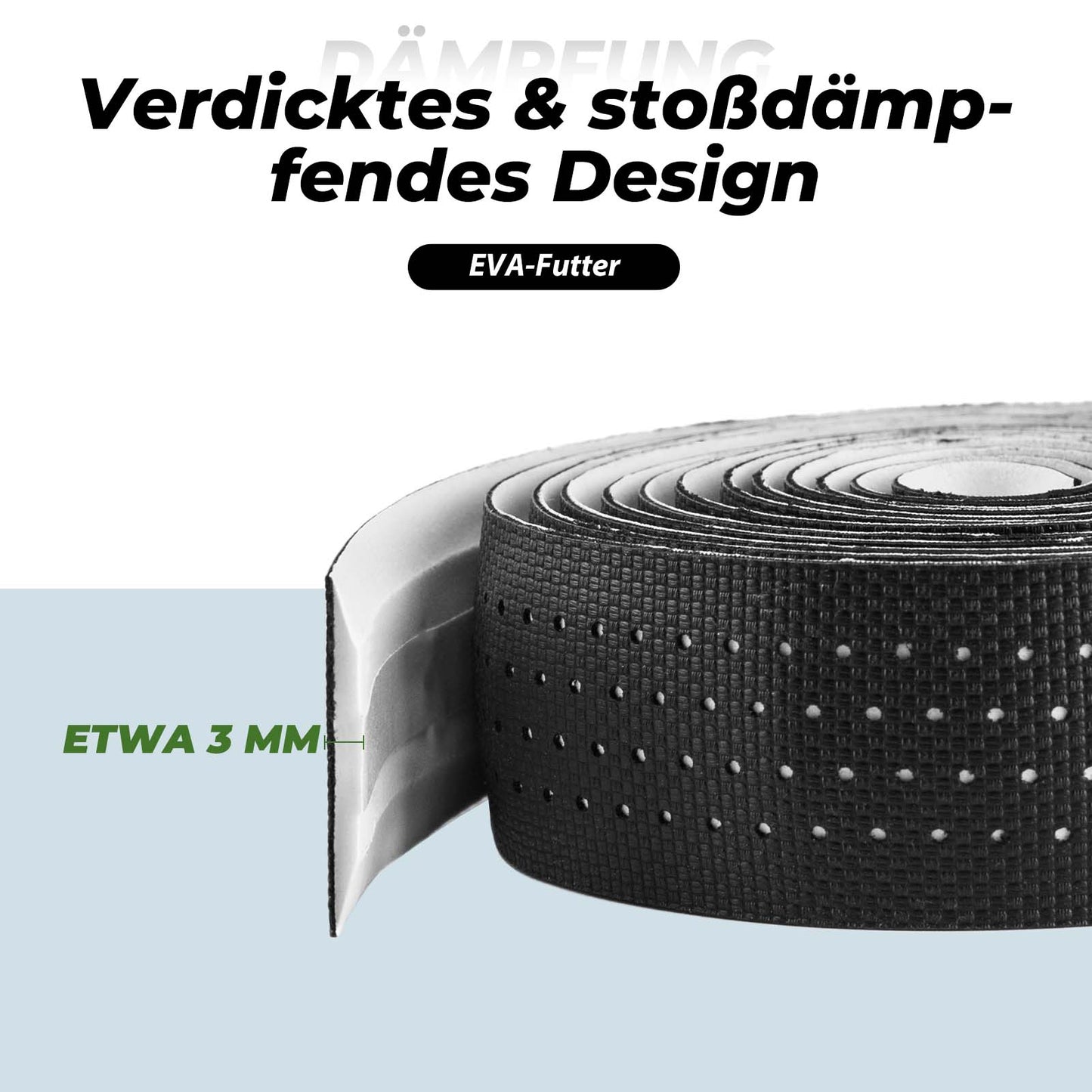 Ruban de guidon pour vélo de route, antidérapant, absorbant les chocs, 2 rouleaux, ROCKBROS