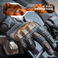Gants de moto, tactiles, en cuir, à doigts entiers, respirants, ROCKBROS