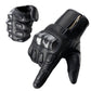 Gants de moto, tactiles, en cuir, à doigts entiers, respirants, ROCKBROS