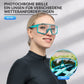 Lunettes de cyclisme photochromiques HD pour activités de plein air, bleues, ROCKBROS