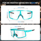 Lunettes de cyclisme photochromiques HD pour activités de plein air, bleues, ROCKBROS