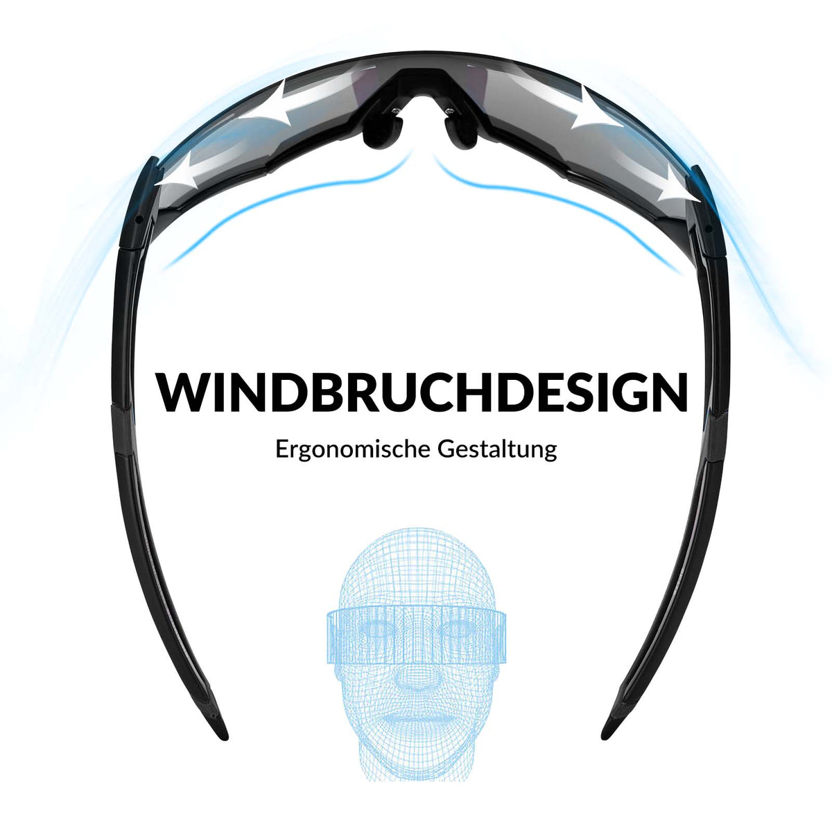 Lunettes de vélo dynamiques ROCKBROS avec filtre solaire UV400