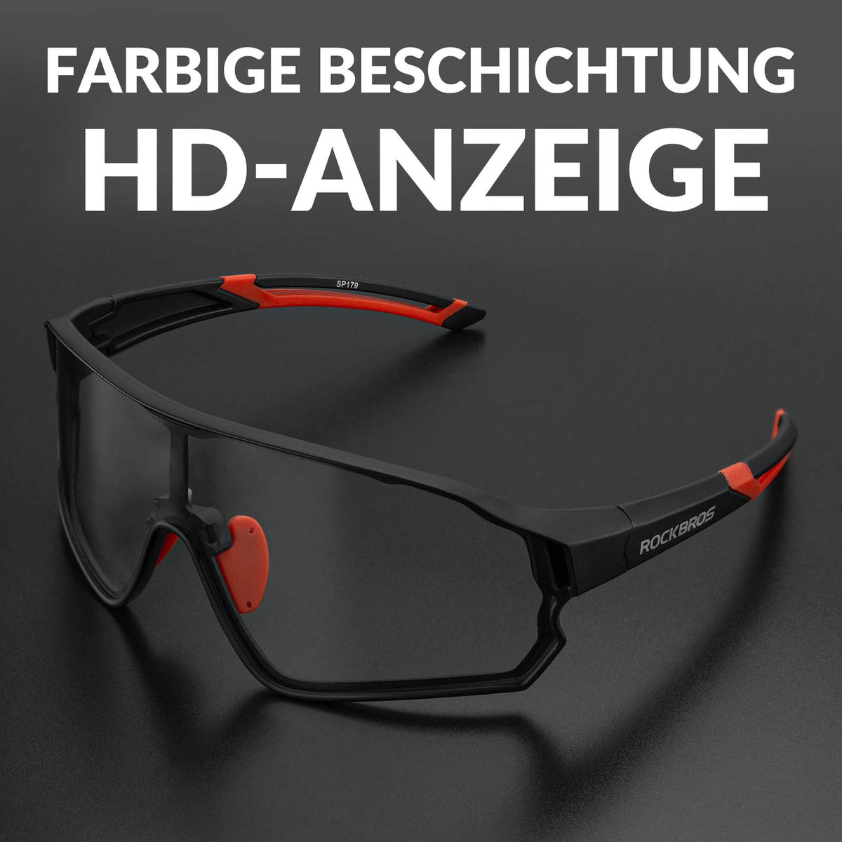 Lunettes de vélo dynamiques ROCKBROS avec filtre solaire UV400